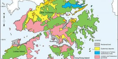 הגיאולוגי מפת הונג קונג