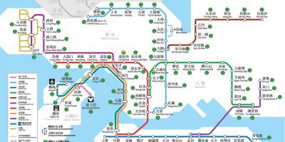 הונג קונג תחבורה ציבורית מפה