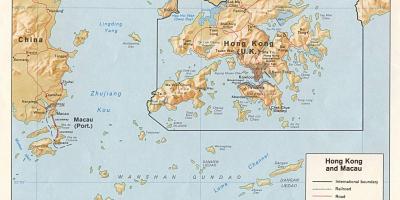 מפה של הונג קונג ומקאו