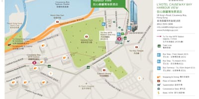 Hong Kong causeway bay מפה