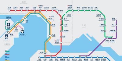 Causeway bay MTR station מפה