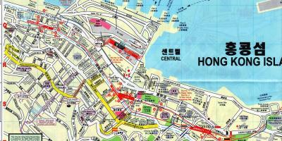 מפה של Sheung Wan, הונג קונג