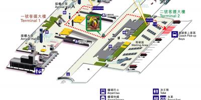 מפה של הונג קונג נמל התעופה